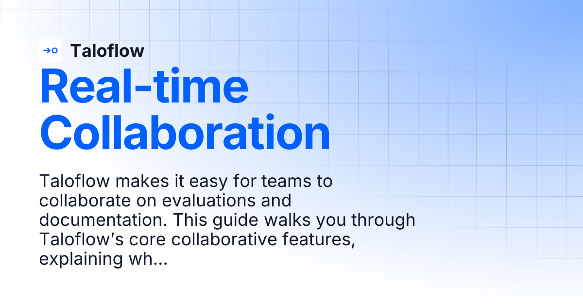 Real-time Collaboration | Taloflow
